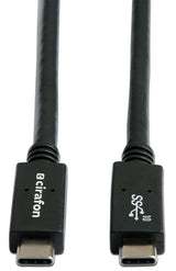 Cirafon USB3.1 CM-CM 05 USB-kabel USB 3.2 Gen 1 (3.1 Gen 1) 0,5 m USB C 100 W Sort