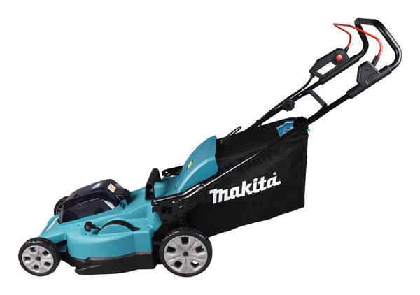 Makita DLM480PT2 plæneklipper Skubbe plæneklipper Batteri Sort, Turkis