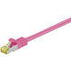 Goobay RJ-45 CAT7 1.5m netværkskabel Magenta 1,5 m S/FTP (S-STP)