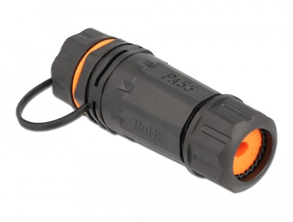 DeLOCK 86700 kabelsamler RJ-45/RJ-45 Sort, Orange