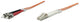 Intellinet 2m LC/ST, 50/125um InfiniBand og fiberoptisk kabel Orange