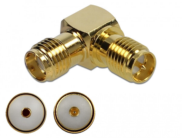 DeLOCK 89953 kabelsamler SMA, RP-SMA Guld