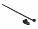 DeLOCK 18866 kabelsamler Gevindmonteret kabelbinder Nylon Sort 10 stk