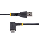 StarTech.com R2ACR-2M-USB-CABLE USB-kabel USB 2.0 USB A USB C 0,48 Gbit/sek. 60 W Sort