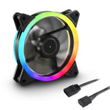 Sharkoon Shark Blades PWM Computerkabinet Ventilator 12 cm Sort 1 stk