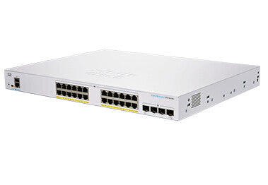Cisco CBS350-24FP-4G-EU netværksswitch Administreret L2/L3 Gigabit Ethernet (10/100/1000) Sølv