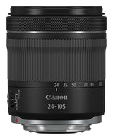 Canon RF 24-105 mm f4-7.1 IS STM MILC Standardlinse Sort