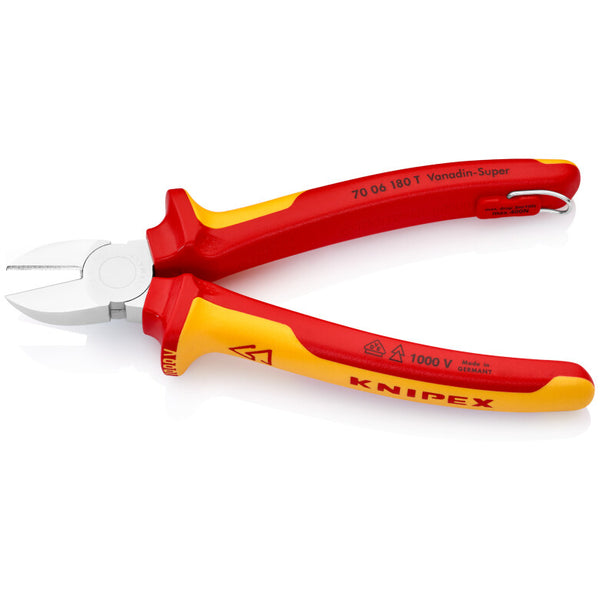 Knipex 70 06 180 T tang Diagonale horisontale tænger
