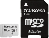 Transcend microSDHC 300S 16GB NAND Klasse 10