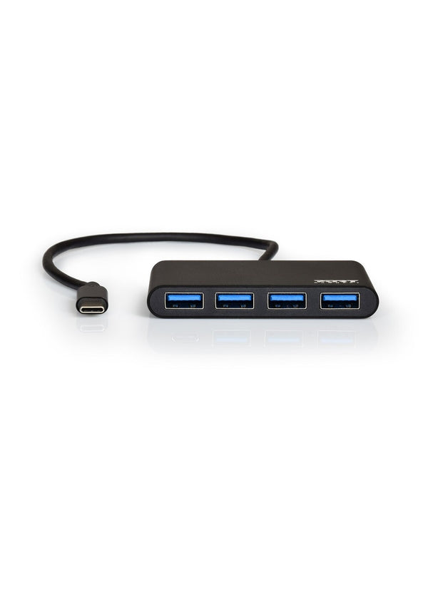 Port Designs 900123 interface hub USB 3.2 Gen 1 (3.1 Gen 1) Type-C 5000 Mbit/s Sort