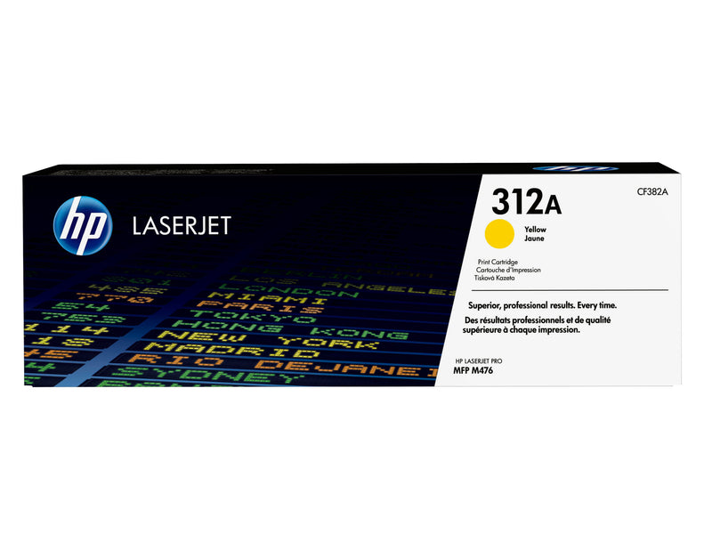 HP 312A LaserJet-tonerpatron, gul