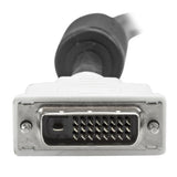 StarTech.com DVIDDMM2M DVI kabel 2 m DVI-D Sort, Hvid