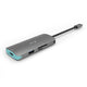 i-tec Metal C31NANODOCKPD dockingstation Ledningsført USB 3.2 Gen 1 (3.1 Gen 1) Type-C Sølv, Turkis