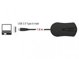 DeLOCK 12531 mus Spil Ambidextrous USB Type-A Optisk 4800 dpi