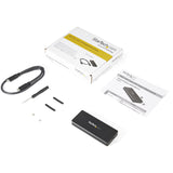 StarTech.com M2E1BRU31C drevkabinet SSD kabinet Sort M.2