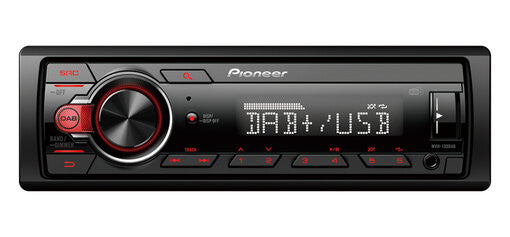 Pioneer MVH-130DABAN bil media receiver Sort, Rød 200 W