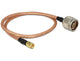 DeLOCK 88896 koaxial kabel RG-142 0,4 m SMA