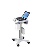 Ergotron StyleView Laptop Cart, SV10 Aluminium, Hvid Multimedie kurv