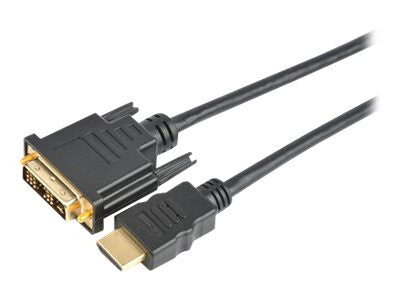 Prokord HDMI-D 0054 videokabel adapter 10 m HDMI Type A (Standard) DVI-D Sort