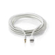 Nedis CCTB39940AL10 Lightning kabel 1 m Aluminium
