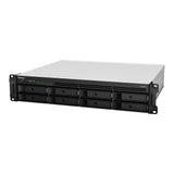 Synology RackStation RS1221RP+ NAS & lagringsserver Stativ (2U) Ryzen Embedded V1500B 4 GB DDR4 0 TB DiskStation Manager Sort