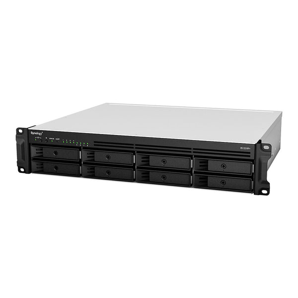 Synology RackStation RS1221RP+ NAS & lagringsserver Stativ (2U) Ryzen Embedded V1500B 4 GB DDR4 0 TB DiskStation Manager Sort