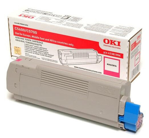 OKI 43381906 tonerpatron 1 stk Original Magenta