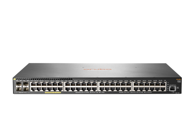 HPE Aruba Networking Aruba 2930F 48G PoE+ 4SFP+ Administreret L3 Gigabit Ethernet (10/100/1000) Strøm over Ethernet (PoE) 1U Grå