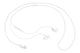 Samsung EO-IC100 Headset Ledningsført I ørerne Opkald/musik USB Type-C Hvid