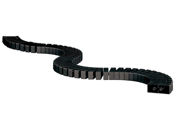 Bachmann 930.020 kabelorganisator Skrivebord Kabelæder Sort 1 stk
