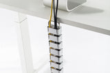 Digitus DA-90506 kabelorganisator Skrivebord Kabelæder Sølv 1 stk