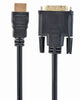 Gembird CC-HDMI-DVI-0.5M videokabel adapter 0,5 m Sort