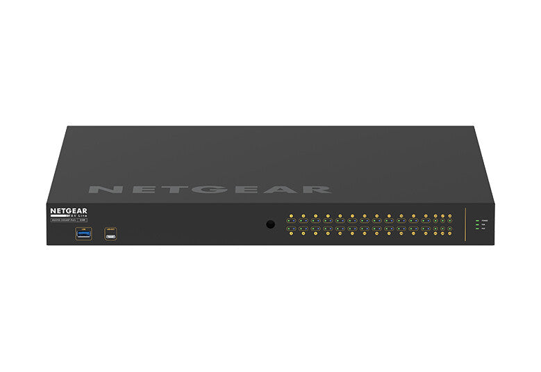 NETGEAR M4250-26G4XF-PoE+ Administreret L2/L3 Gigabit Ethernet (10/100/1000) Strøm over Ethernet (PoE) 1U Sort