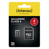 Intenso 3403450 hukommelseskort 4 GB MicroSDHC Klasse 4