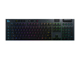 Logitech G 920-008907 tastatur Spil RF trådløs + Bluetooth QWERTY Nordisk Sort