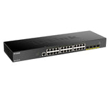 D-Link DGS-1250-28X Administreret L3 Gigabit Ethernet (10/100/1000) Sort