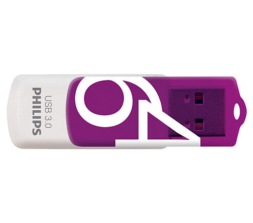 Philips FM64FD00B USB-nøgle 64 GB USB Type-A 3.2 Gen 1 (3.1 Gen 1) Lilla, Hvid