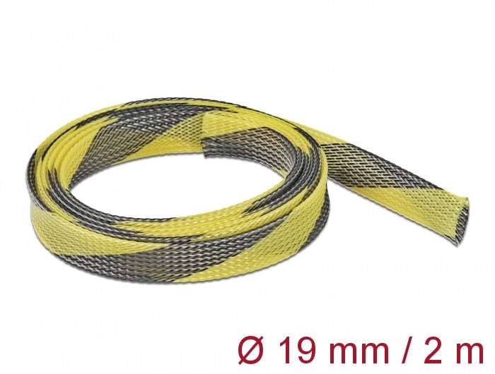 DeLOCK 20742 kabelbakke Sort, Gul