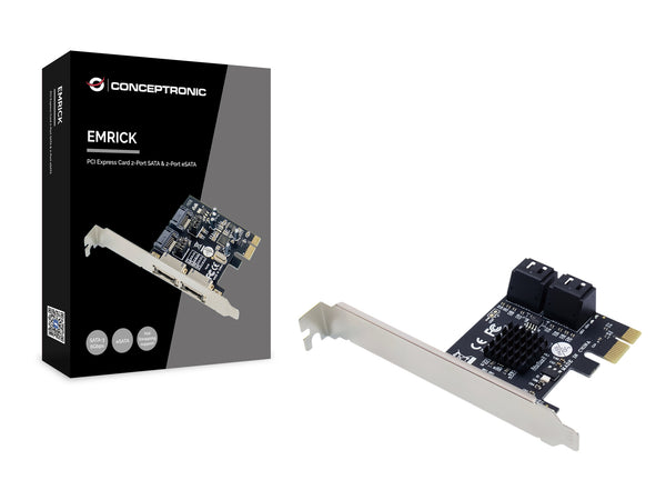 Conceptronic CSATA600EXI interface-kort/adapter Intern SATA, eSATA