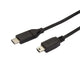 StarTech.com USB2CMB2M USB-kabel USB 2.0 2 m USB C Mini-USB B 0,48 Gbit/sek. Sort