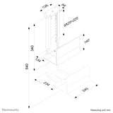 Neomounts CPU-D200SILVER CPU holder Skrivebordsmonteret CPU-holder Sølv