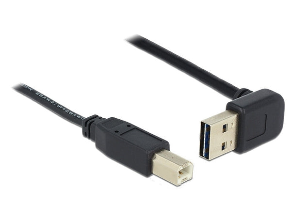 DeLOCK 83542 USB-kabel USB 2.0 5 m USB A USB B 0,48 Gbit/sek. Sort
