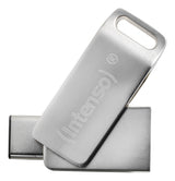 Intenso cMobile Line USB-nøgle 64 GB USB Type-A / USB Type-C 3.2 Gen 1 (3.1 Gen 1) Sølv