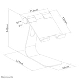 Neomounts DS15-050SL1 tablet sikkerhedslås Sølv 27,9 cm (11")