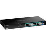 Trendnet TPE-TG262 netværksswitch Ikke administreret L2 Gigabit Ethernet (10/100/1000) Strøm over Ethernet (PoE) 1U Sort