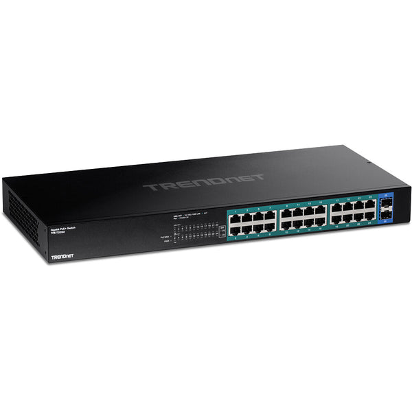 Trendnet TPE-TG262 netværksswitch Ikke administreret L2 Gigabit Ethernet (10/100/1000) Strøm over Ethernet (PoE) 1U Sort
