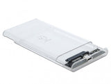 DeLOCK 42617 drevkabinet HDD/SSD kabinet Transparent 2.5"