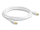 DeLOCK 1.5m Displayport mini M/M 1,5 m mini DisplayPort Hvid