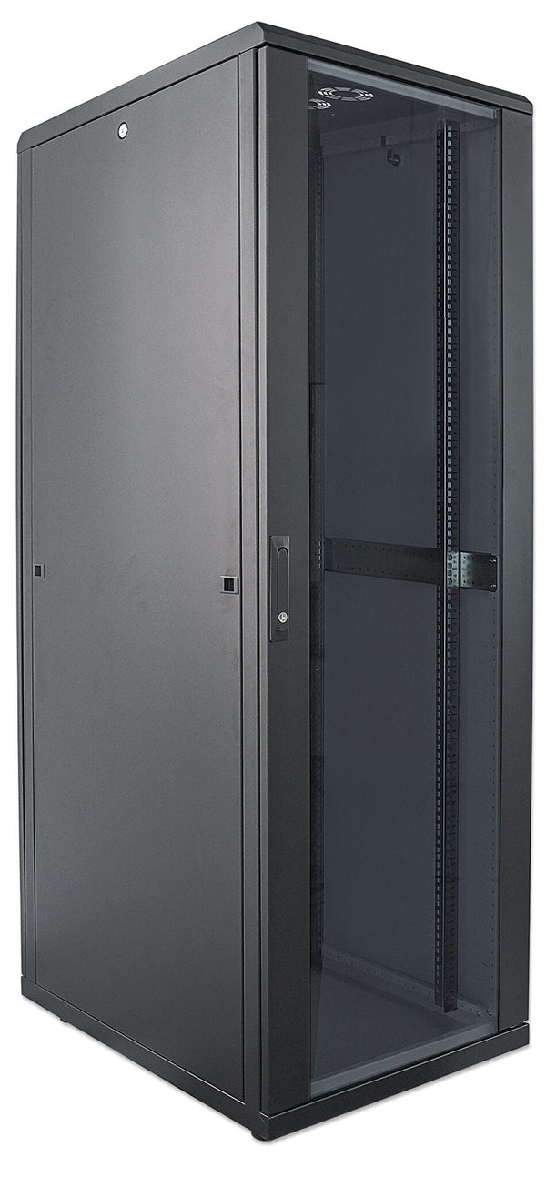 Intellinet 713139 stativ 32U Fritstående reol Sort