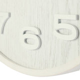 NeXtime 3096WI Væg- og bordur Kvartsur Cirkel Hvid